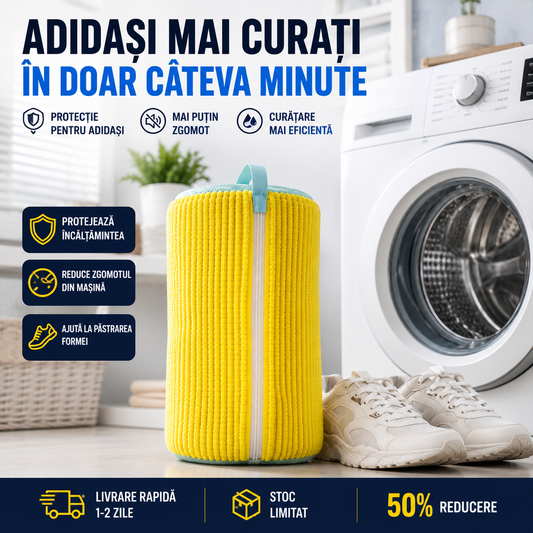 Sac din microfibră pentru spălarea încălțămintei