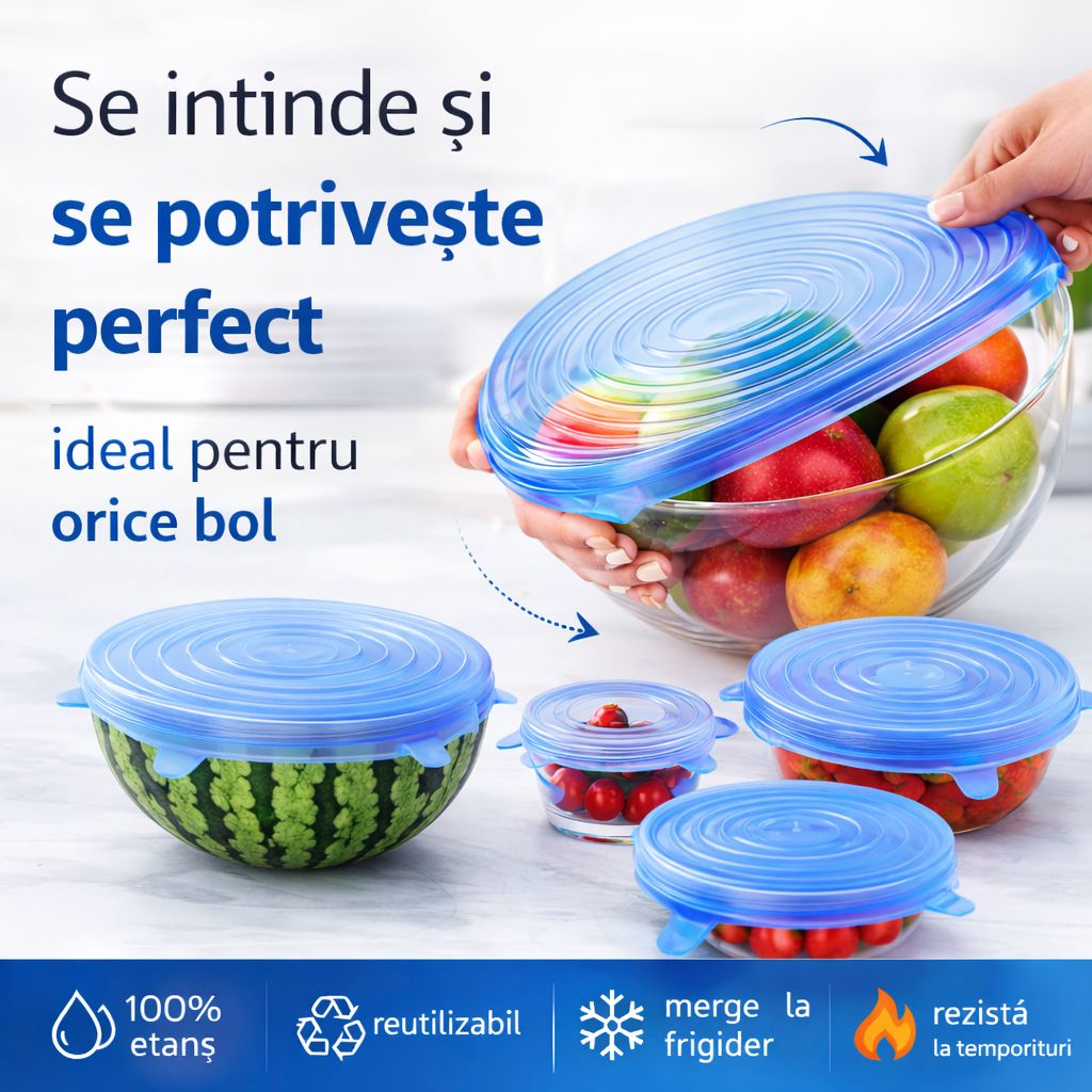 Set capace din Silicon (6+6 GRATIS)